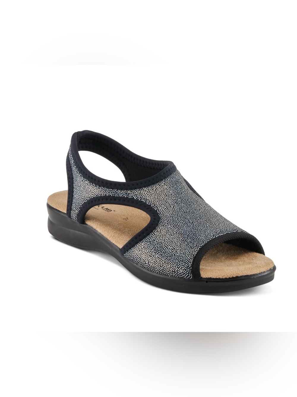 FLEXUS Nyaman-Pindott Black Sandals Size EU 41/US 9.5-10